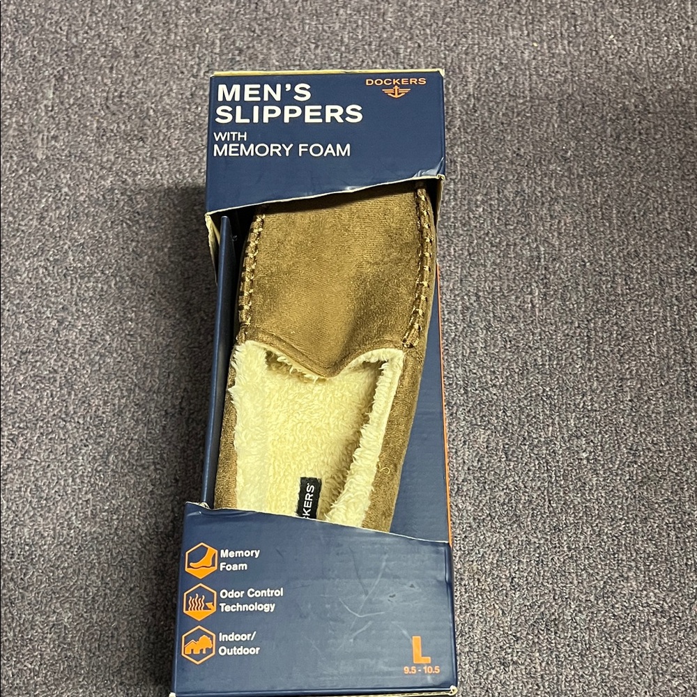 Dockers Men's Brown Slip-On Loafers with Memory Foam